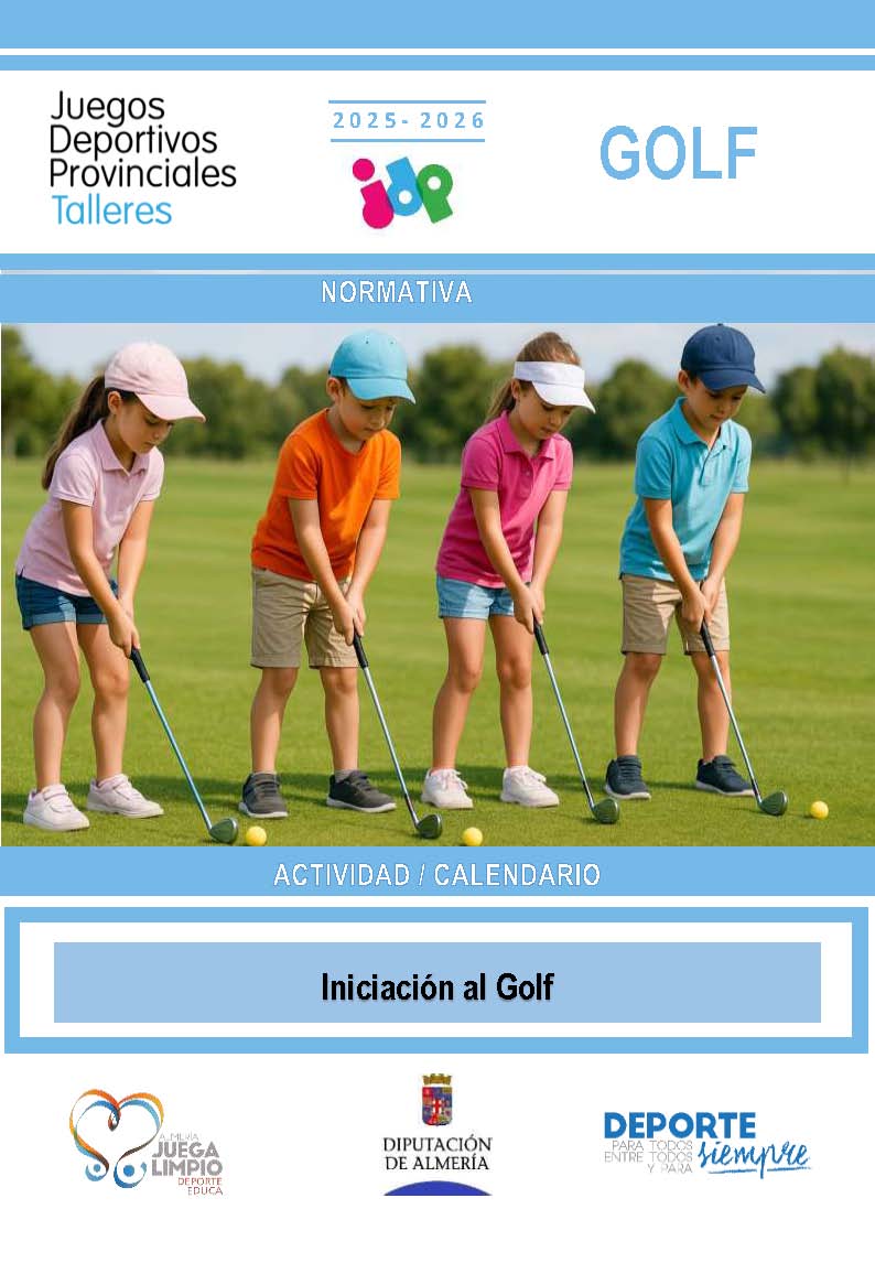 Talleres Educativos de Promoción del Golf. Escuela Pública de Golf El Toyo 28-10-25