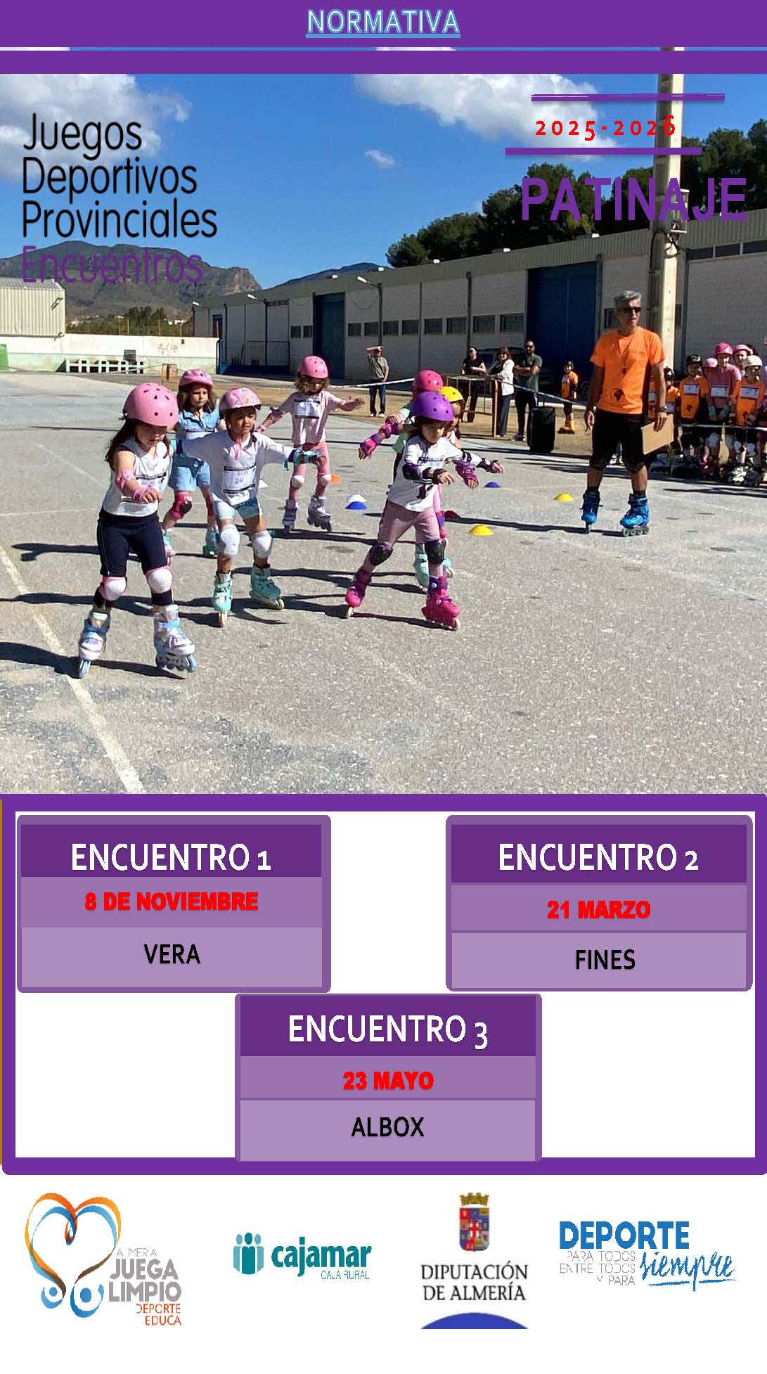 Encuentros Educativos de Patinaje. Vera 08-11-25