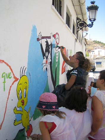 Jornada de Pintura al aire libre. Escuela de verano