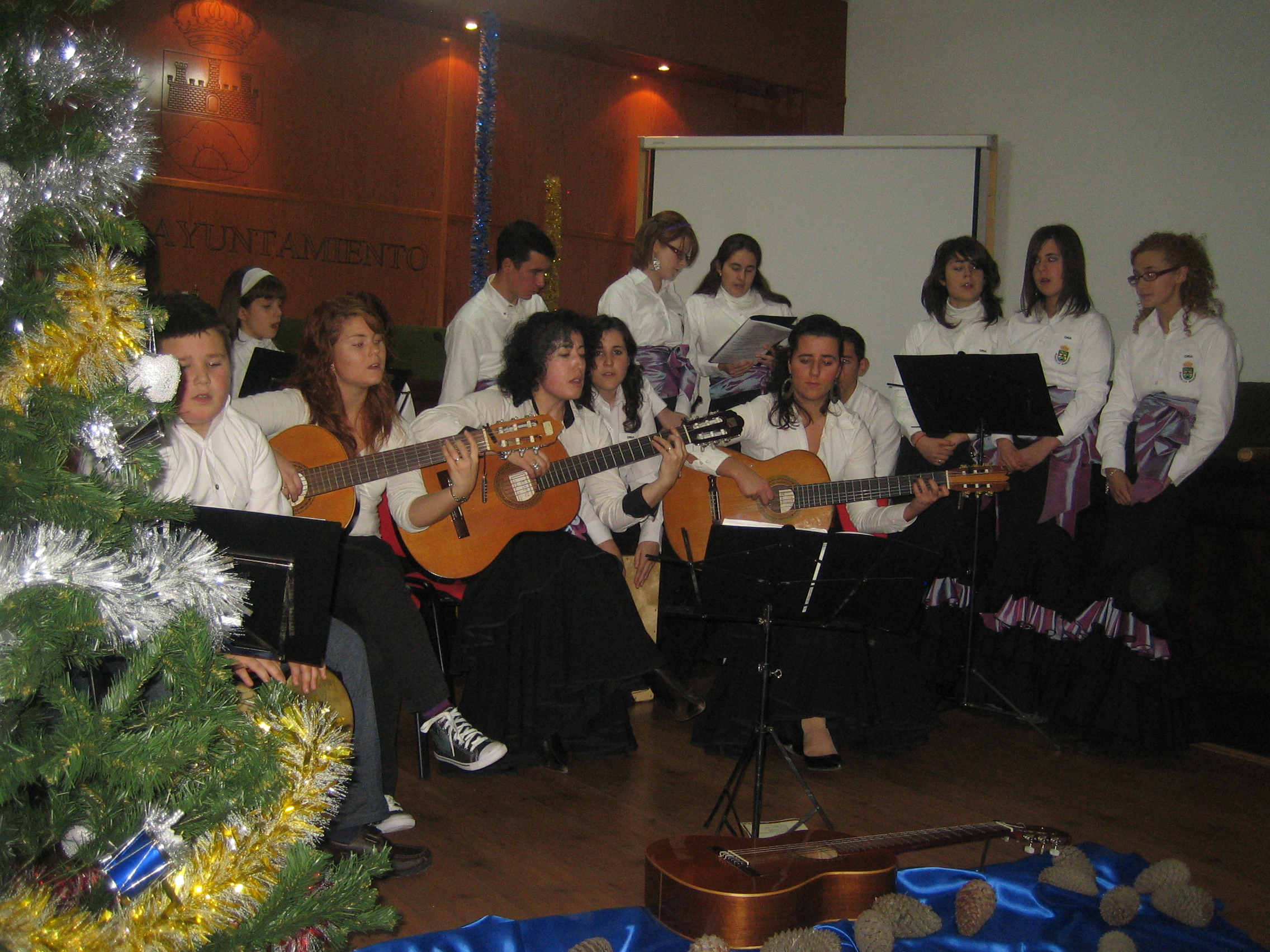 Concierto de navidad Rondalla M. Oria. 28 dic 09