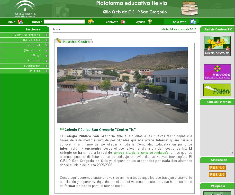 Web San Gregorio